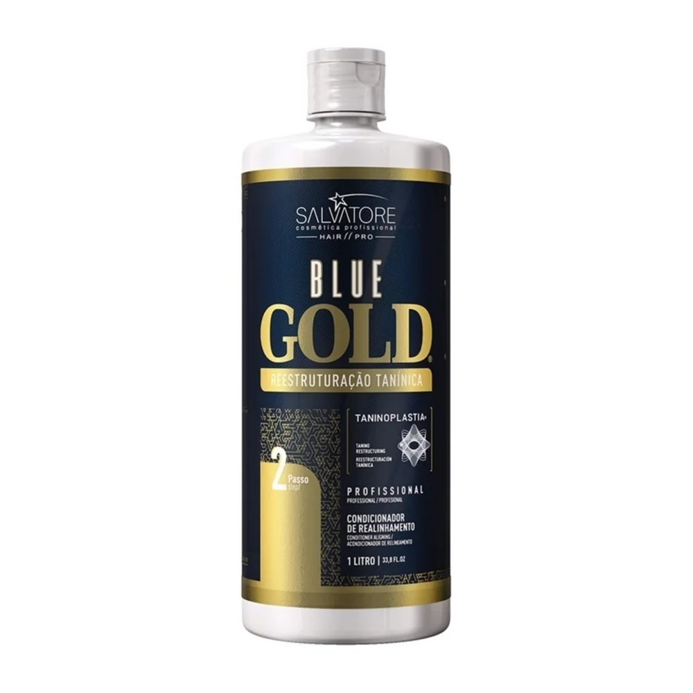 Salvatore Blue Gold Reconstruction lissage tanin 1 L, packshot Salvatore