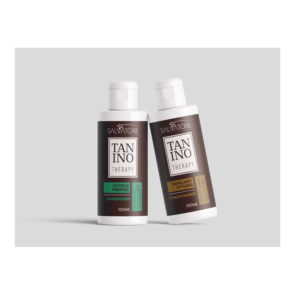 Salvatore Kit lissage au tanin A & B Tanino Therapy 2 produits de 100 ml, packshot Salvatore