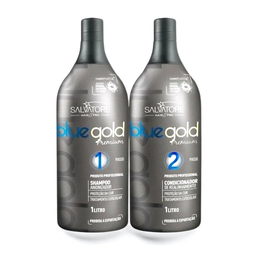 Salvatore Kit Lissage Tanin Blue Gold, packshot Salvatore
