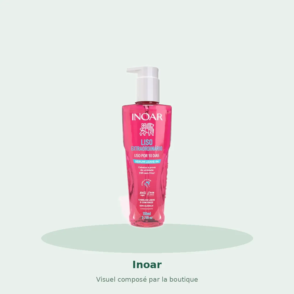 Sérum leave-in Inoar Liso Extraordinário, visuel composé par la boutique