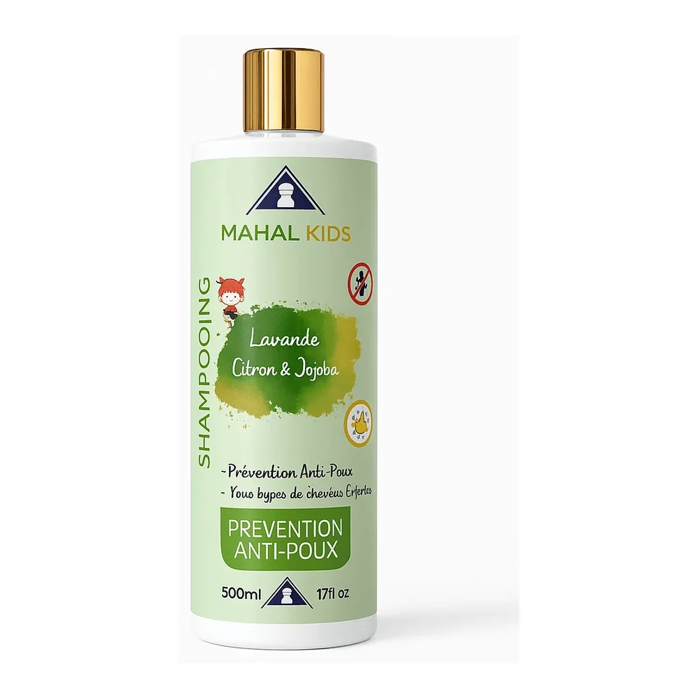 Shampoing anti-poux enfant Mahal Kids lavande citron jojoba, packshot Mahal Liss