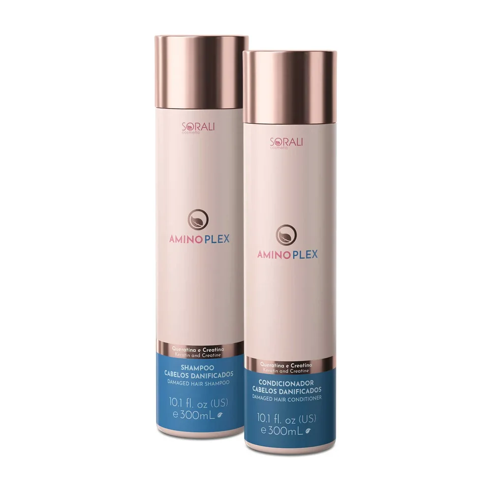 Kit Amino Plex shampooing et après-shampooing 300 ml Sorali, packshot Sorali