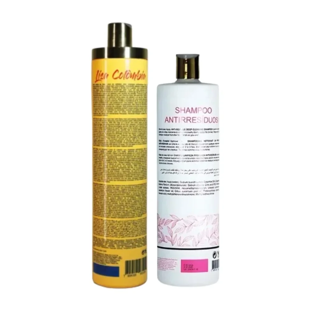 Shampooing clarifiant Deby Hair anti-résidus 1L + Lissage Colombien Deby Hair Lisa Colombia 1L, vue 2 Deby Hair