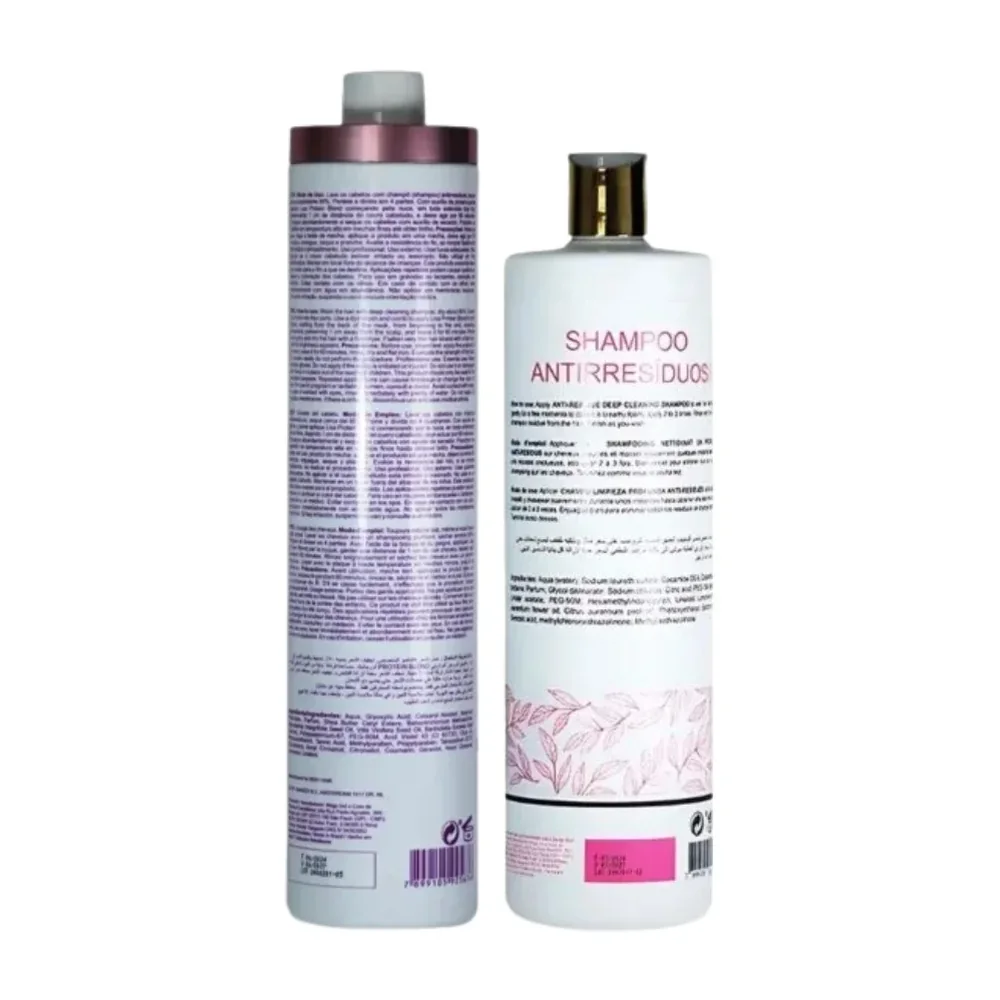 Shampooing clarifiant Deby Hair anti-résidus 1L + Lissage Deby Hair Lisa Protein Blond 1L, vue 2 Deby Hair