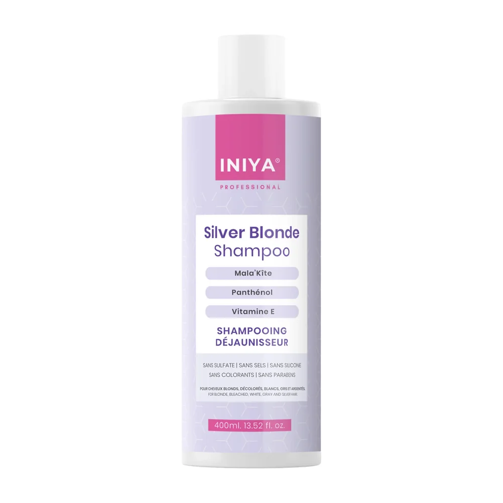 Shampooing déjaunisseur Iniya Silver Blonde Shampoo, vue 2 Iniya