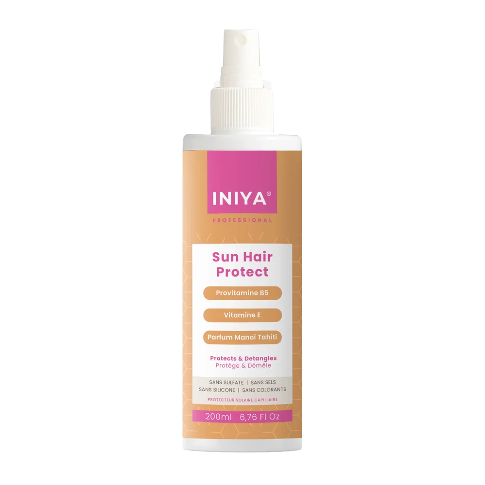 Spray protecteur solaire démêlant Iniya Sun Protect Hair, vue 2 Iniya