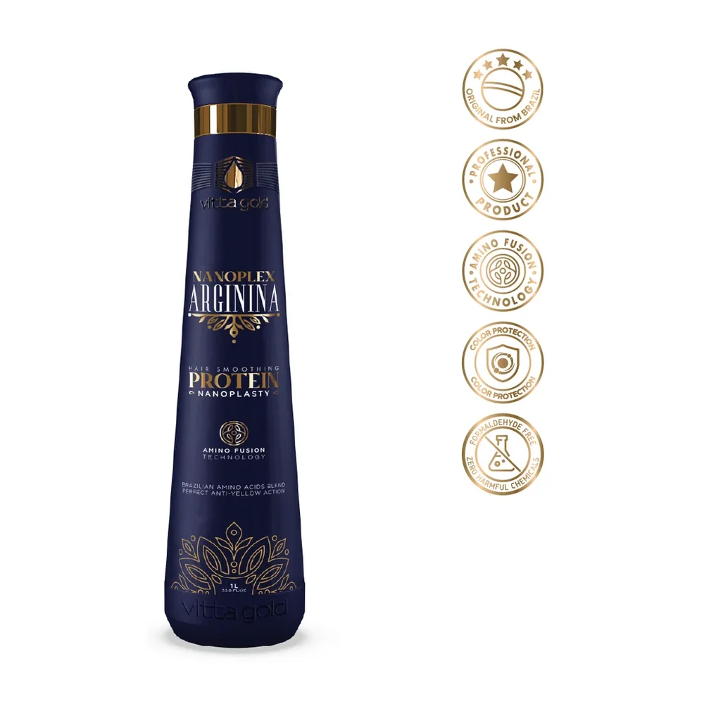 Vitta Gold Lissage Brésilien Nanoplex Arginina, packshot Vitta Gold
